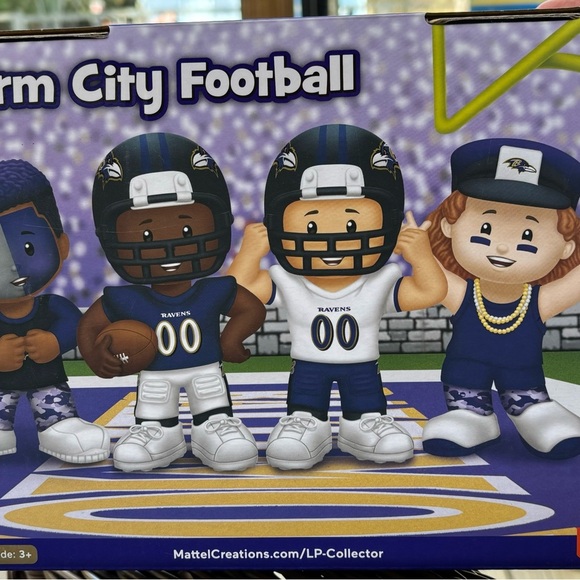 NFL little people Baltimore Ravens collector NIB - Picture 5 of 6